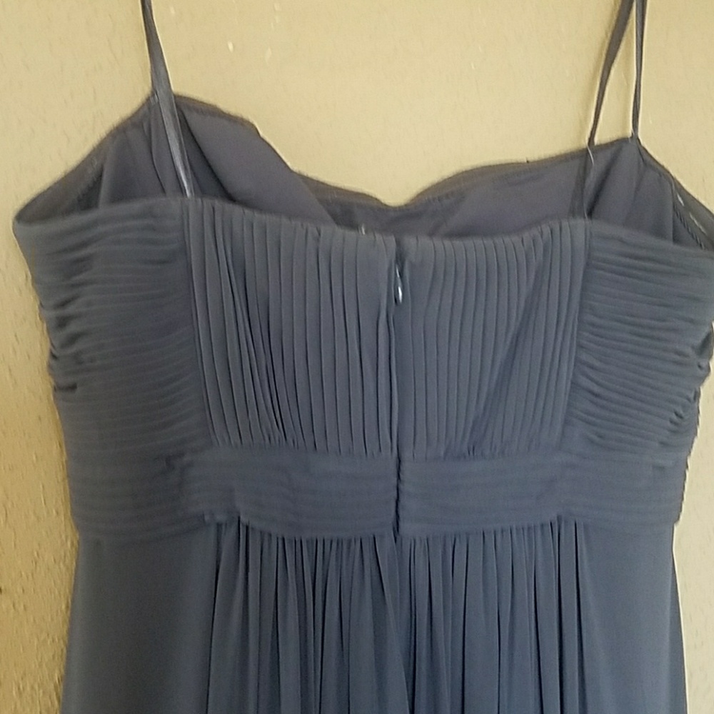BCBG MaxAzria Long Gray Gown XS - Picture 4 of 8